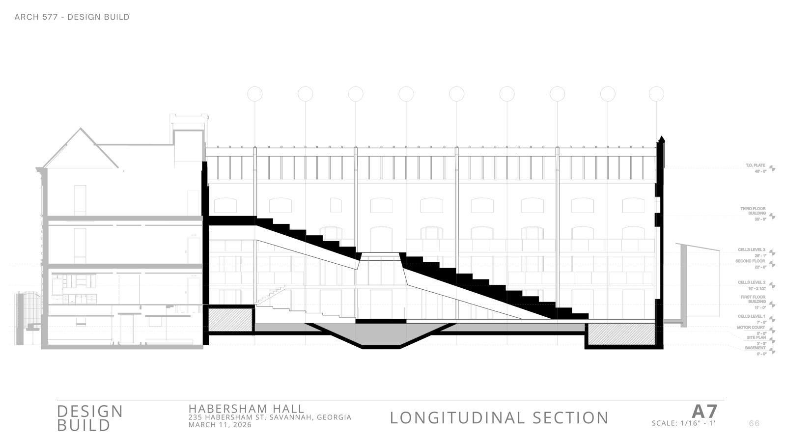 Float — longitudinal section